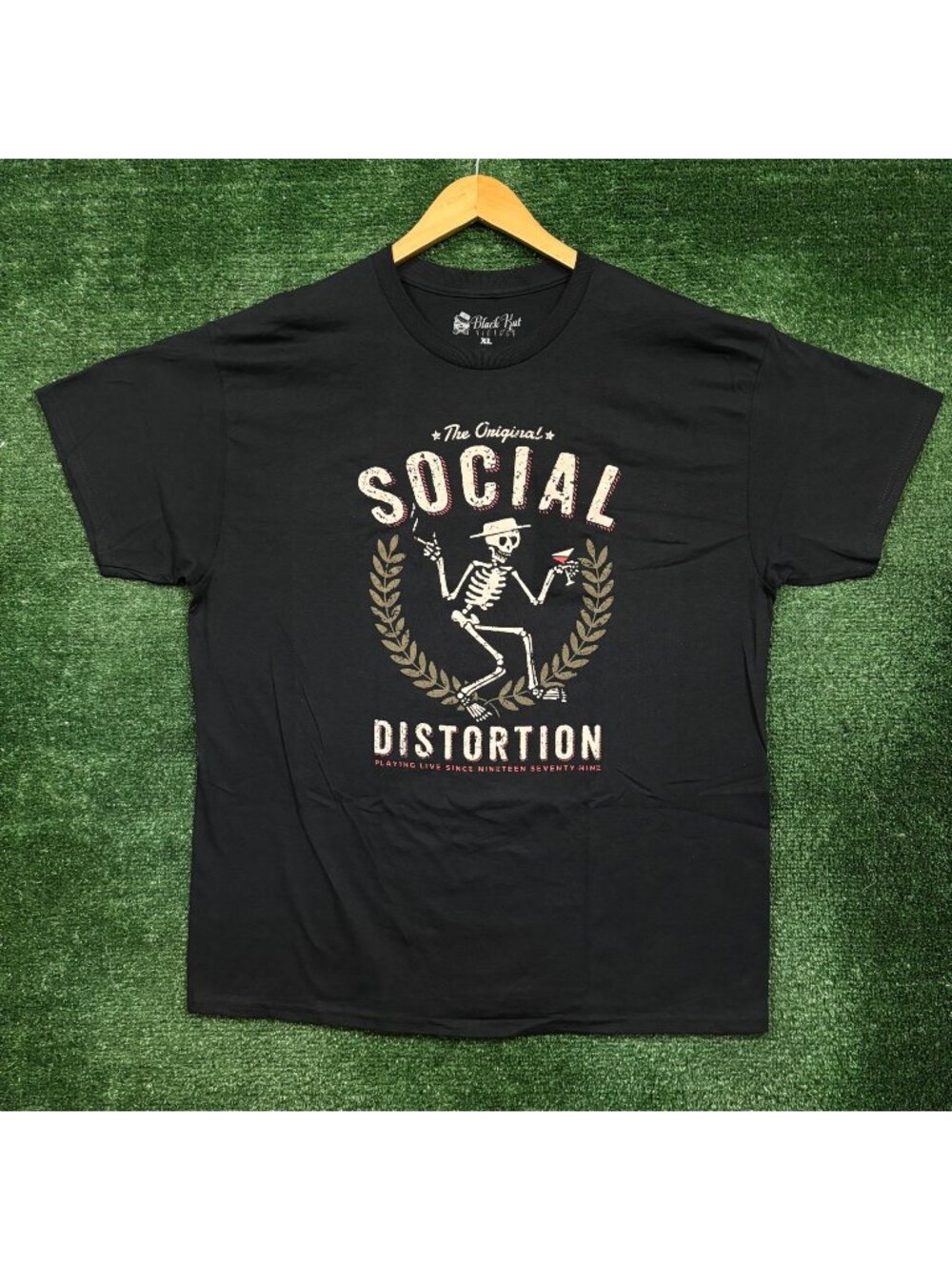 The Original Social Distortion Skelly Bad Habbits Punk Rock Band T-Shirt Size XL